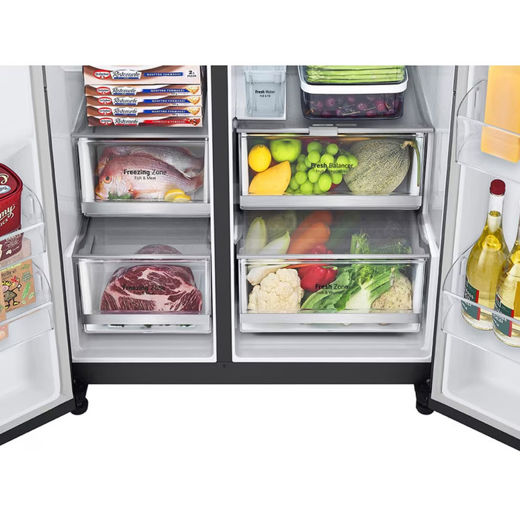 یخچال فریزر ساید بای ساید 30 فوت ال جی مدل GR-X267MSHS