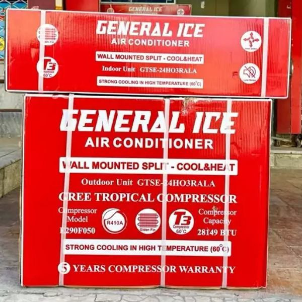 کولر گازی اسپلیت 24000 جنرال آیس مدل تروپیکال GTSE-24HO3RALA
